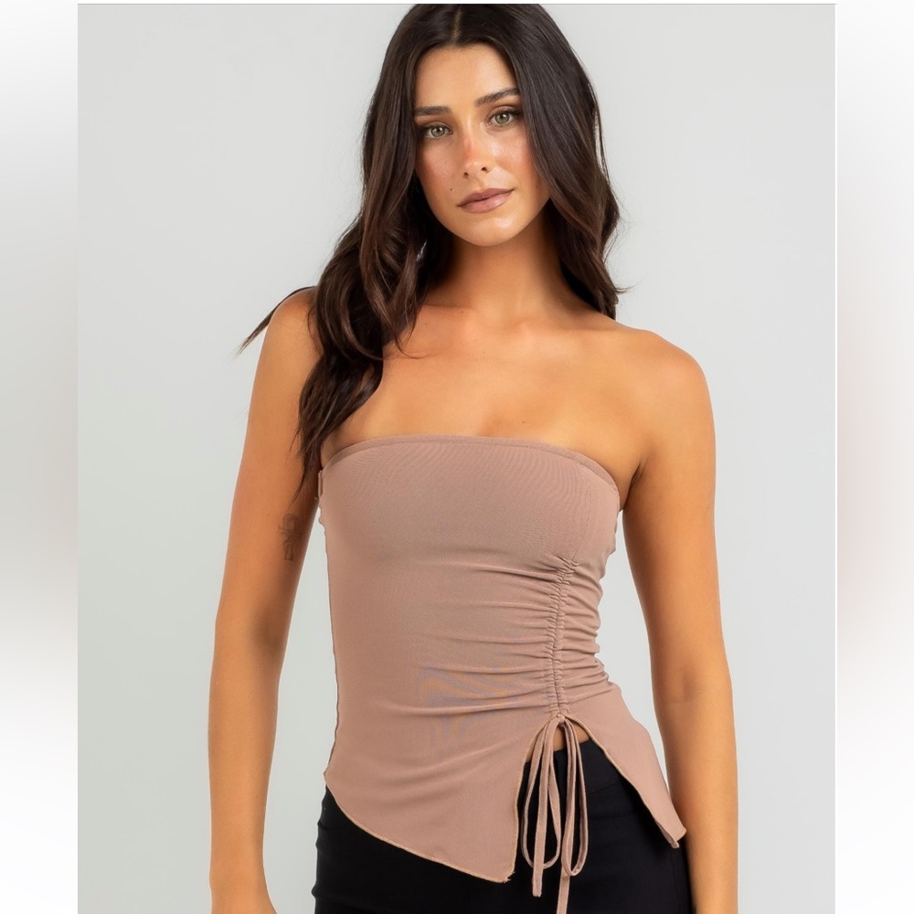 Ava And Ever Elena Tube Top in Taupe